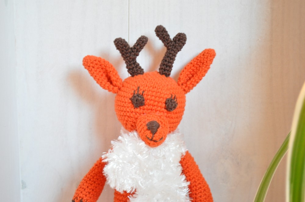 Doudou crochet girafe - Bébé Boutchou