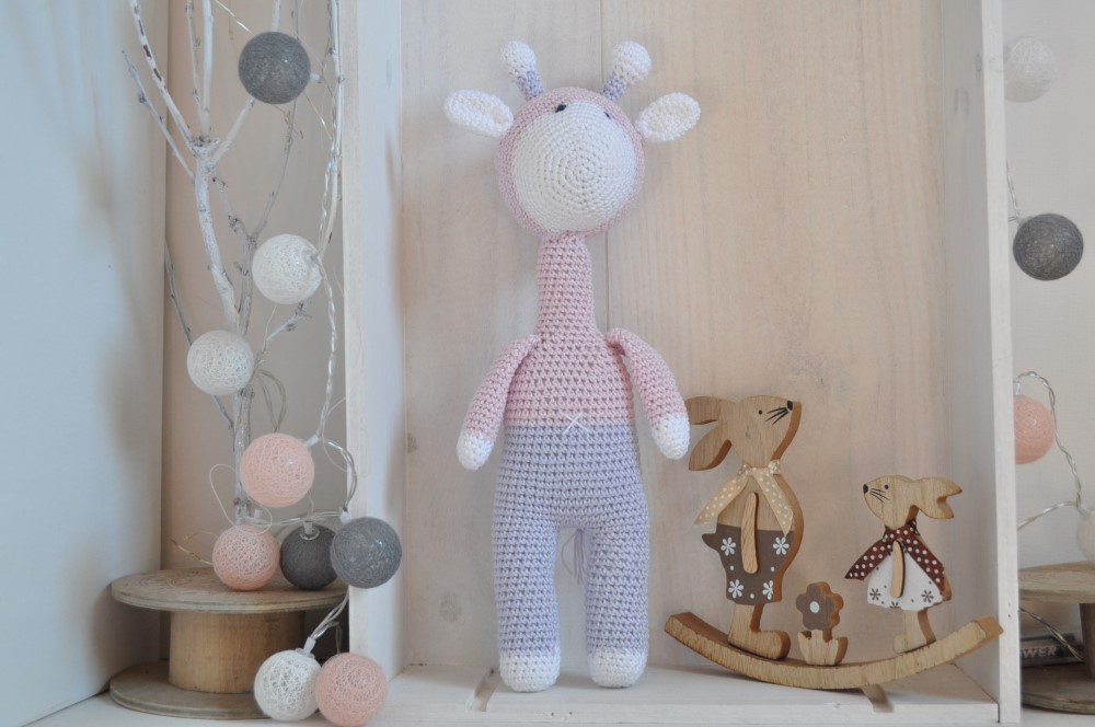 Doudou crochet girafe - Bébé Boutchou